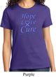Stomach Cancer Tee Hope Love Cure Ladies T-shirt