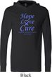 Stomach Cancer Tee Hope Love Cure Lightweight Hoodie