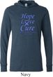 Stomach Cancer Tee Hope Love Cure Lightweight Hoodie