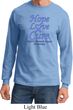 Stomach Cancer Tee Hope Love Cure Long Sleeve