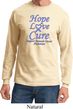 Stomach Cancer Tee Hope Love Cure Long Sleeve