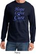 Stomach Cancer Tee Hope Love Cure Long Sleeve