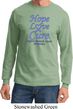 Stomach Cancer Tee Hope Love Cure Long Sleeve