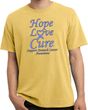 Stomach Cancer Tee Hope Love Cure Pigment Dyed Shirt