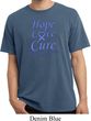 Stomach Cancer Tee Hope Love Cure Pigment Dyed Shirt