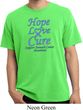 Stomach Cancer Tee Hope Love Cure Pigment Dyed Shirt