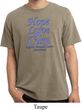 Stomach Cancer Tee Hope Love Cure Pigment Dyed Shirt