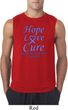 Stomach Cancer Tee Hope Love Cure Sleeveless Shirt