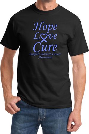 Stomach Cancer Tee Hope Love Cure T-shirt