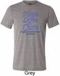 Stomach Cancer Tee Hope Love Cure Tri Blend Tee