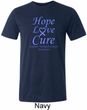 Stomach Cancer Tee Hope Love Cure Tri Blend Tee