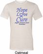 Stomach Cancer Tee Hope Love Cure Tri Blend Tee
