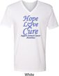 Stomach Cancer Tee Hope Love Cure V-neck