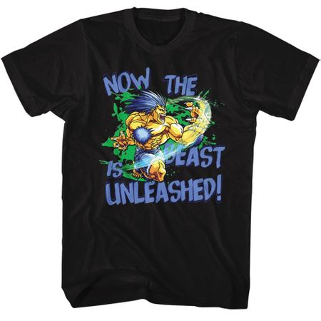Street Fighter Shirt Beast Unleashed Black T-Shirt
