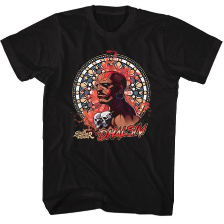 Street Fighter Shirt Dhalsim Black T-Shirt