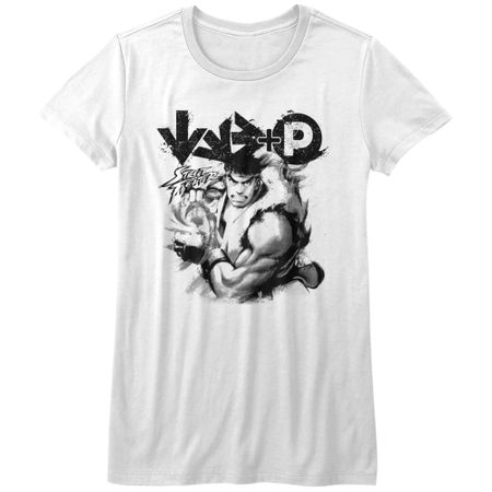 Street Fighter Shirt Juniors Hadouken White T-Shirt