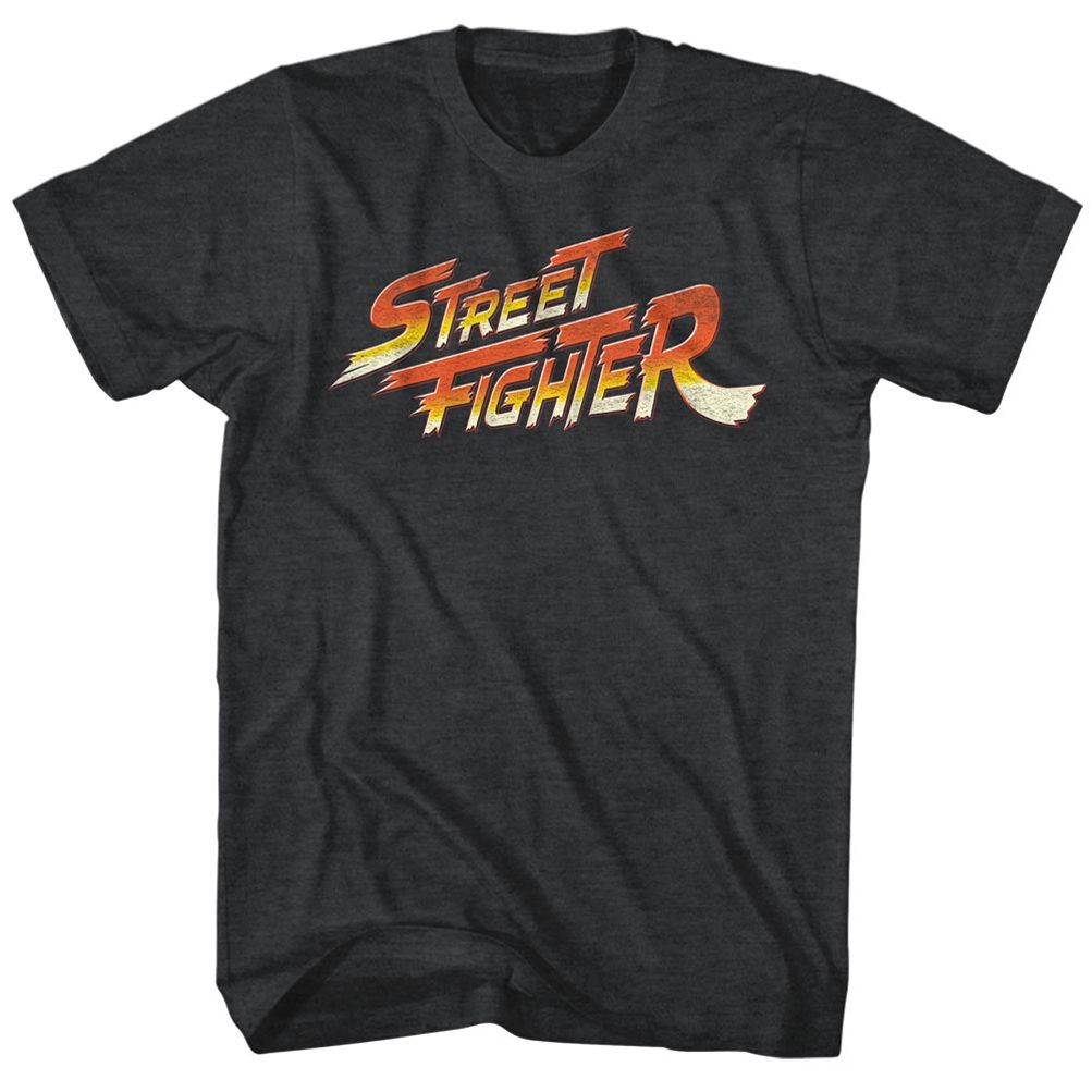 Street Fighter Shirt Logo Black TShirt Street Fighter Shirts