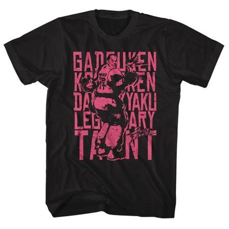 Street Fighter Shirt Low Tier Bro Tier Black T-Shirt