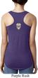Sugar Skull Patch Back Print Ladies Ideal Tank Top