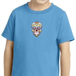 Sugar Skull Patch Middle Print Toddler Shirt