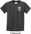 Sugar Skull Patch Pocket Print Kids Shirt