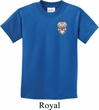 Sugar Skull Patch Pocket Print Kids Shirt