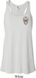 Sugar Skull Patch Pocket Print Ladies Flowy Racerback Tanktop