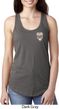 Sugar Skull Patch Pocket Print Ladies Ideal Tank Top