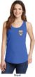 Sugar Skull Patch Pocket Print Ladies Tank Top