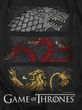 Game of Thrones GOT Sigil Banners Adult T-shirt - Black