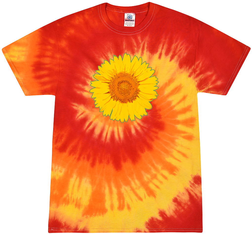sunflower-tie-dye-tshirt-blaze-orange-tie-dye-sunflower-t-shirts