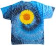 Sunflower Tie Dye Tshirt - Evening Sky
