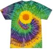 Sunflower Tie Dye Tshirt - Mardi Gras