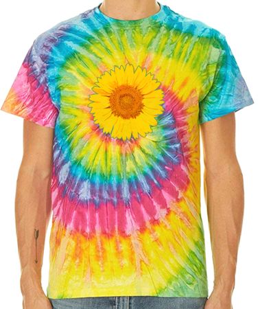 Sunflower Tie Dye Tshirt - Saturn