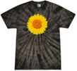 Sunflower Tie Dye Tshirt - Spider Black