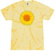 Sunflower Tie Dye Tshirt - Spider Dandelion
