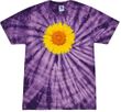 Sunflower Tie Dye Tshirt - Spider Purple