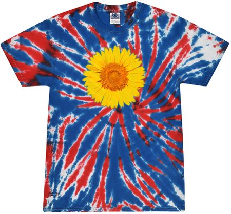 Sunflower Tie Dye Tshirt - Union Jack