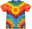 Sunflower Tie Dye Tshirt - Woodstock