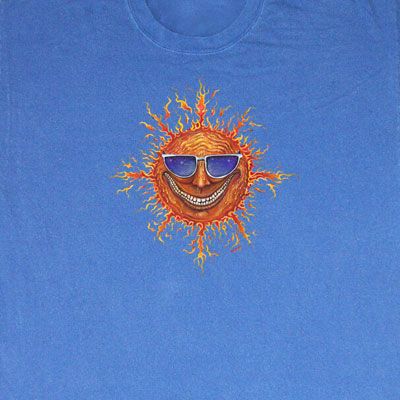 Sunny Mystical New Age Sun Solar Adult Unisex T-shirt Tee Shirt