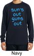 Suns Out Guns Out Kids Dry Wicking Long Sleeve Shirt