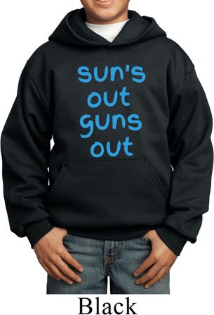 Suns Out Guns Out Kids Hoodie