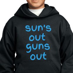 Suns Out Guns Out Kids Hoodie