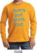 Suns Out Guns Out Kids Long Sleeve Shirt