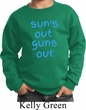 Suns Out Guns Out Kids Sweatshirt