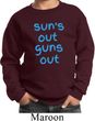 Suns Out Guns Out Kids Sweatshirt