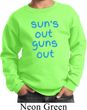 Suns Out Guns Out Kids Sweatshirt