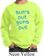 Suns Out Guns Out Kids Sweatshirt