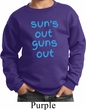 Suns Out Guns Out Kids Sweatshirt