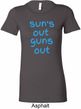 Suns Out Guns Out Ladies Longer Length Shirt